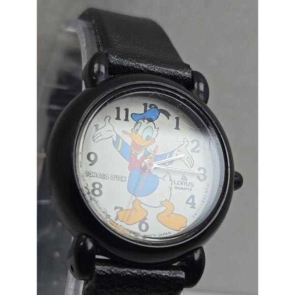 Vintage Lorus Donald Duck Disney V811 1651 Quartz Watch Japan